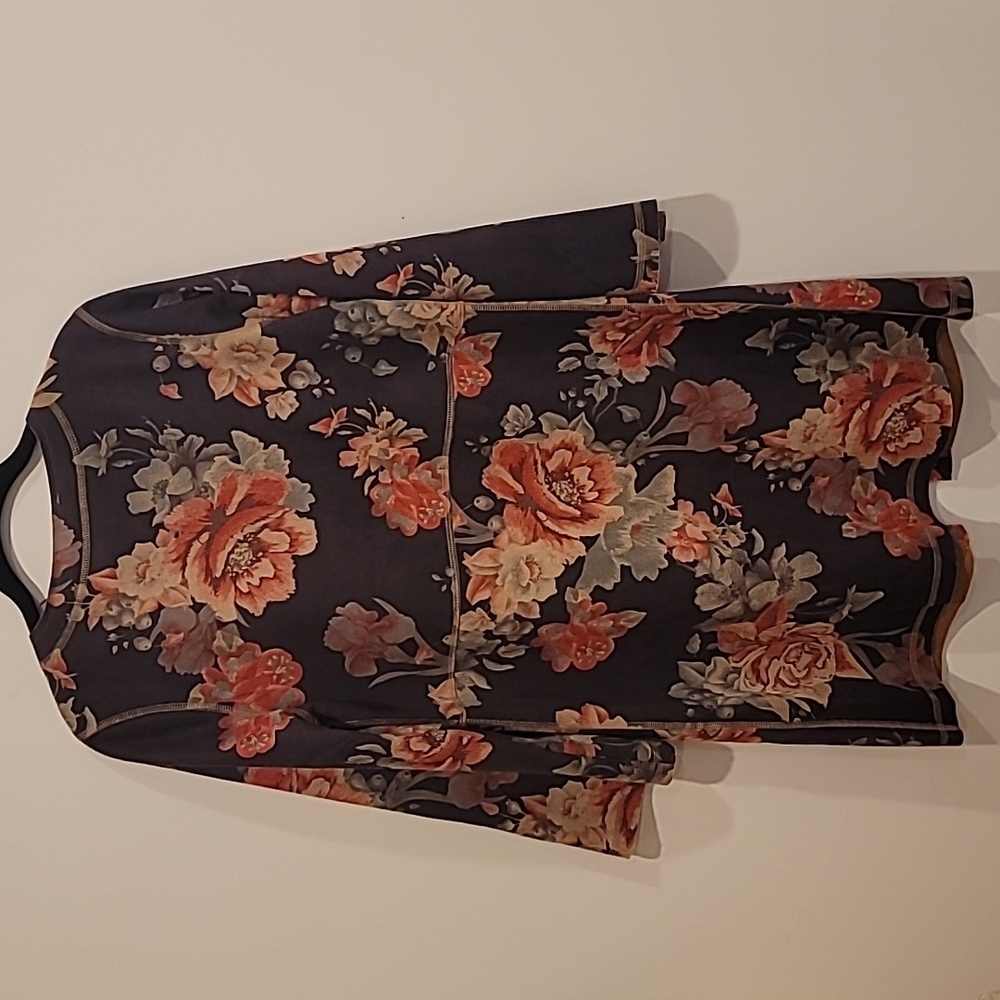 Solitaire Duster Navy, sz S, NWOT - Picture 6 of 6